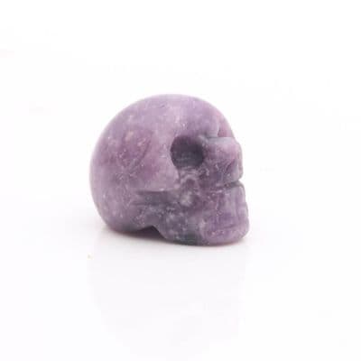 Lepidolite Skull 10