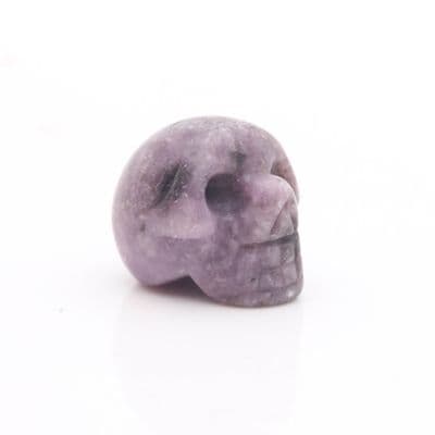 Lepidolite Skull 11