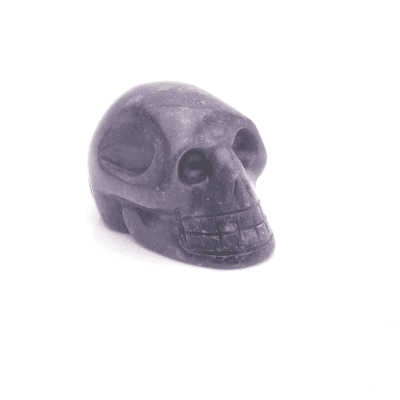 Lepidolite Skull 3