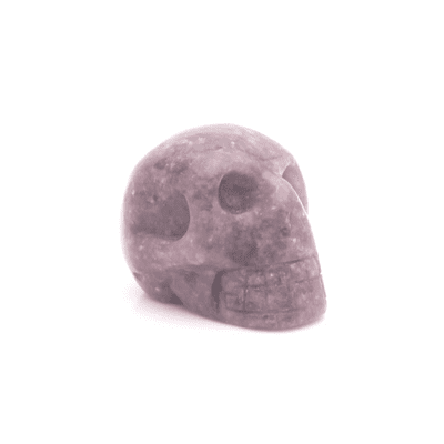 Lepidolite Skull 5
