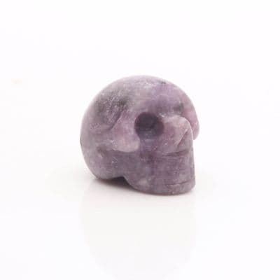 Lepidolite Skull 7