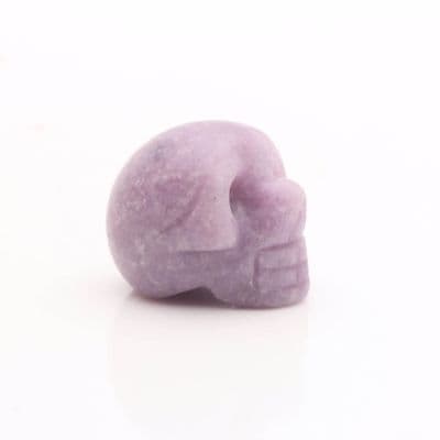 Lepidolite Skull 9