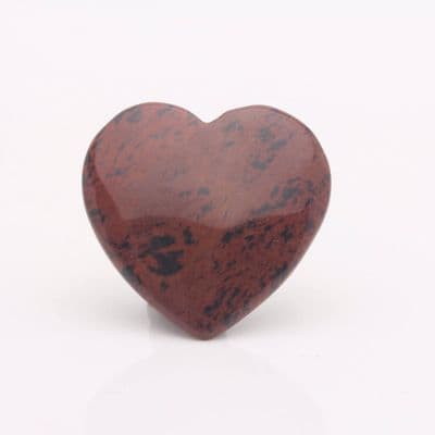 Mahogany Obsidian Heart 1