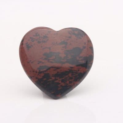 Mahogany Obsidian Heart 2