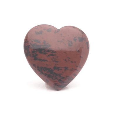 Mahogany Obsidian Heart 5