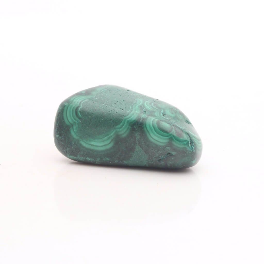 Malachite Fibrosa Cristalloterapia - Pietra Naturale Dalla Repubblica Democratica Del Congo, Con Scheda Descrittiva