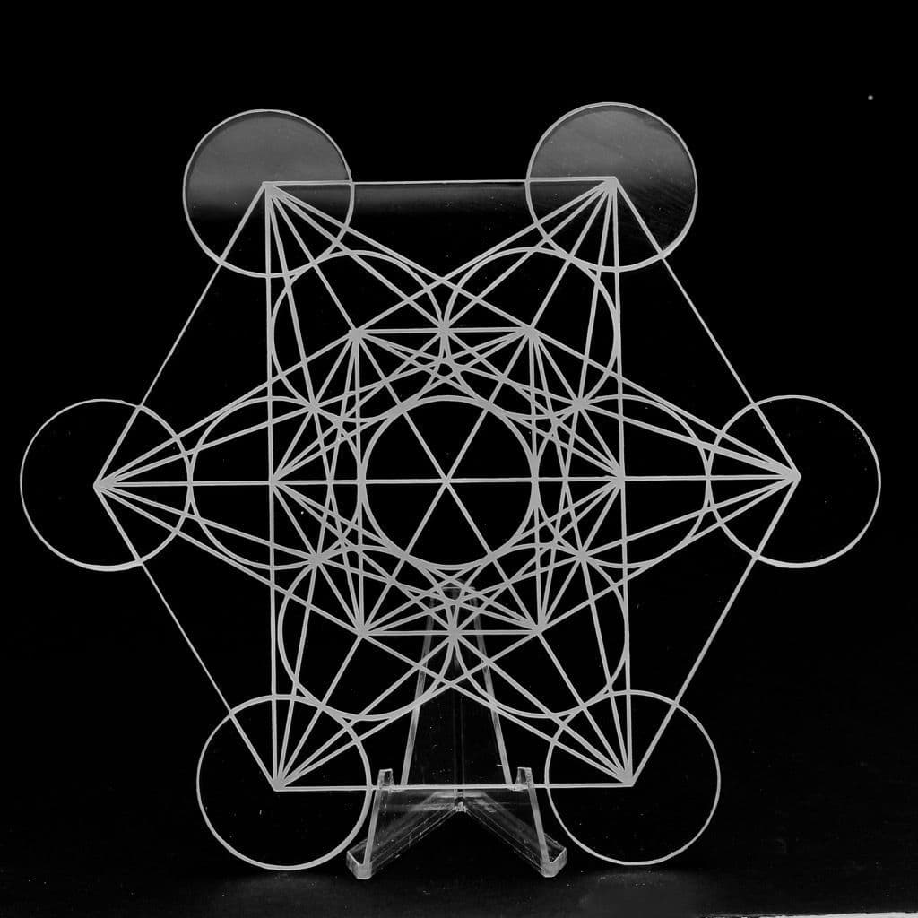 Metatron Cube Acrylic Grid 2