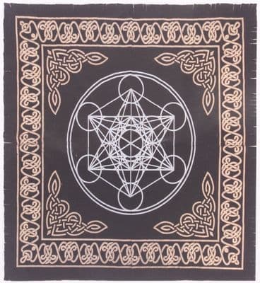 Metatron Cube Altar Cloth