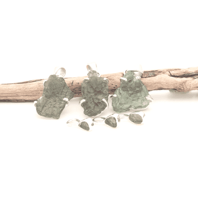 Moldavite Pendants