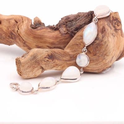 Moonstone Bracelet in Sterling Silver (2)