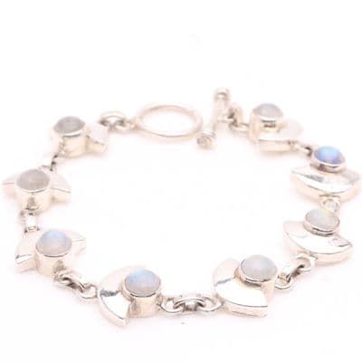 Moonstone Bracelet in Sterling Silver (6)