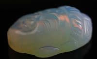 Opalite Thai Buddha Head Carving