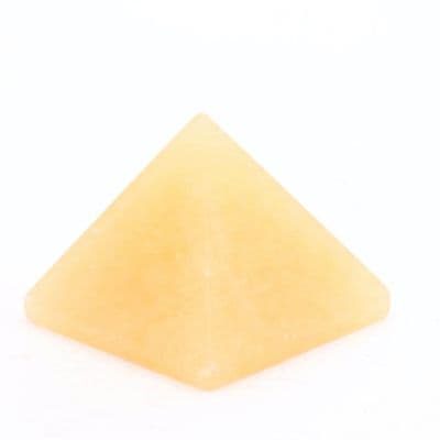 Orange Calcite Pyramid 5