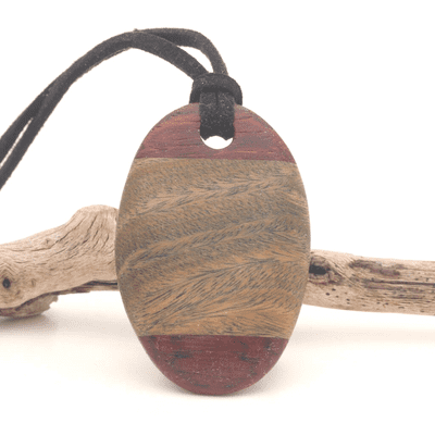 Palo Santo & Cocobolo Oval Pendant 1