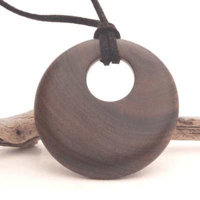 Palo Santo Large Circle Pendant 1