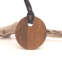 Palo Santo Small Circle Pendant