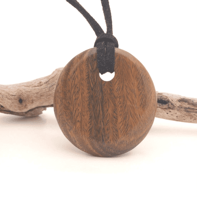 Palo Santo Small Circle Pendant