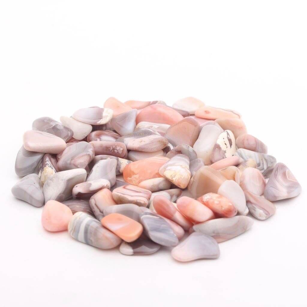 Pink Agate Crystals for Crystal Grids Crystal Healing