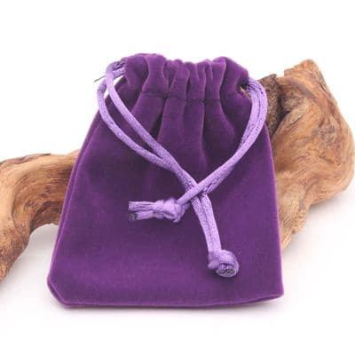 Purple Drawstring Bag 1