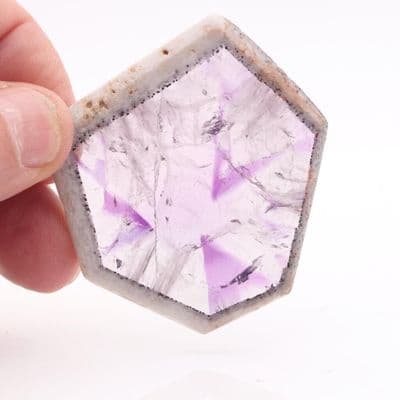 Purple Star Amethyst Slice 6