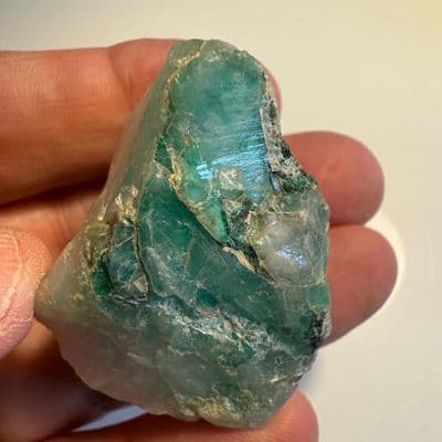 Quartz with Ajoite and Papagoite