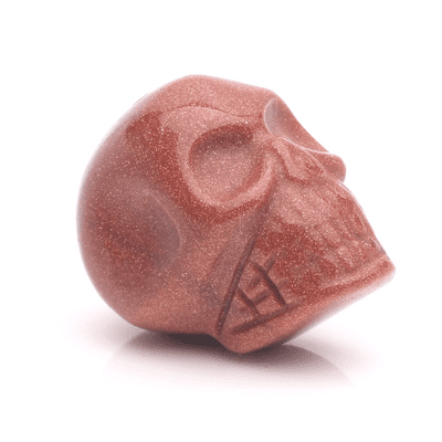Red Goldstone Mini Skull 1