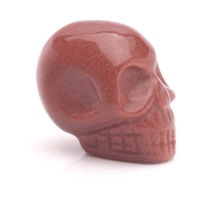 Red Goldstone Mini Skull 4