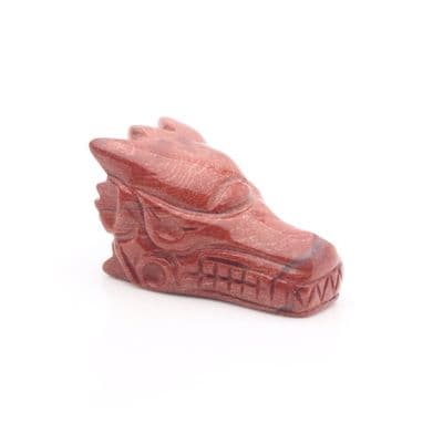 Red Jasper Dragon Skull 2