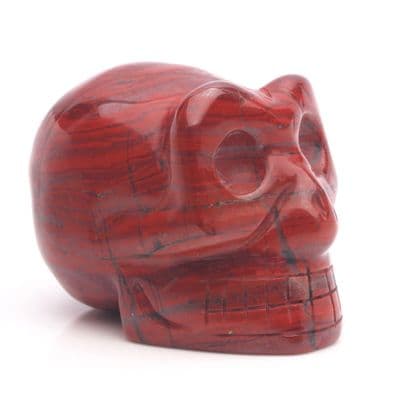 Red Jasper Skull 1