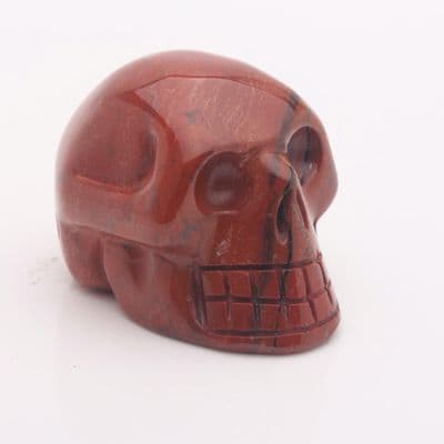 Red Jasper Skull 3