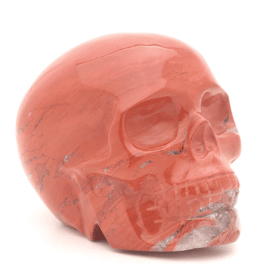 Red Jasper Skull 6