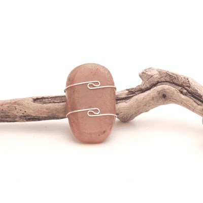 Rhodazez (Polished Pink Azeztulite) Pendant 3