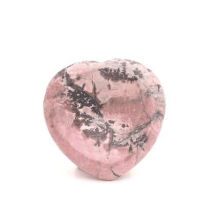 Rhodonite Heart Shaped Worry Stone 2