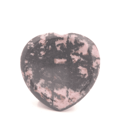 Rhodonite Heart Shaped Worry Stone 3