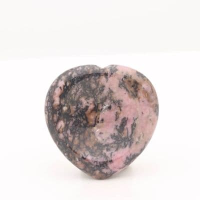 Rhodonite Heart Shaped Worry Stone 4
