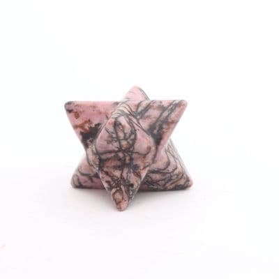 Rhodonite Merkaba 3