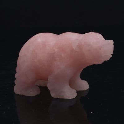 Rose Quartz Bear