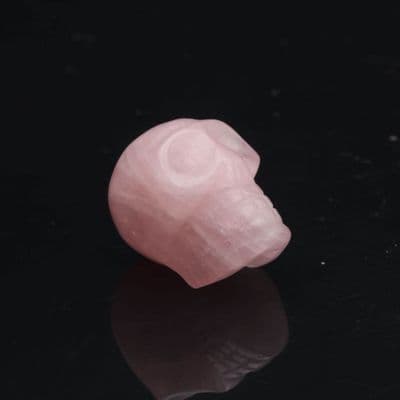 Rose Quartz Mini Skull 12