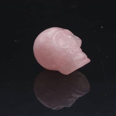 Rose Quartz Mini Skull 4