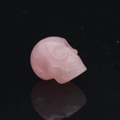 Rose Quartz Mini Skull 6