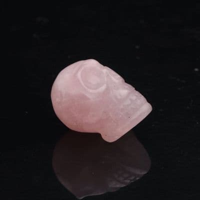 Rose Quartz Mini Skull 7