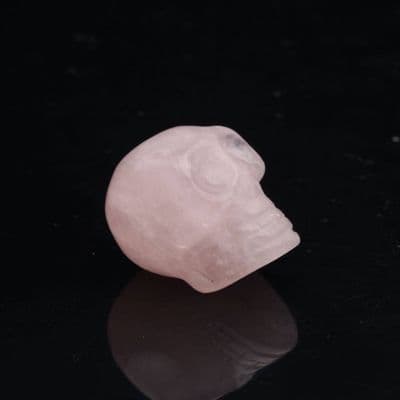 Rose Quartz Mini Skull 8