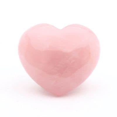 Rose Quartz Puff Heart 1