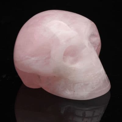 Rose Quartz Skull 11