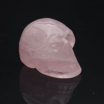 Rose Quartz Skull 18