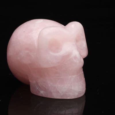 Rose Quartz Skull 2