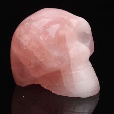Rose Quartz Skull 21