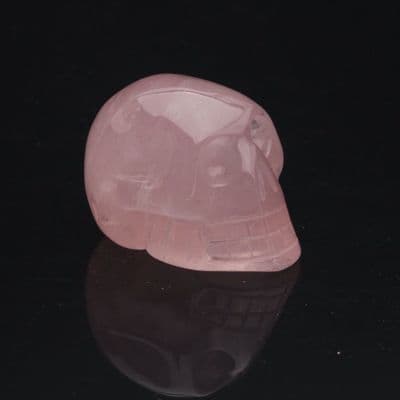 Rose Quartz Skull 25