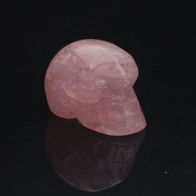 Rose Quartz Skull 26