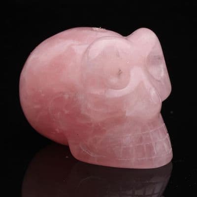 Rose Quartz Skull 4